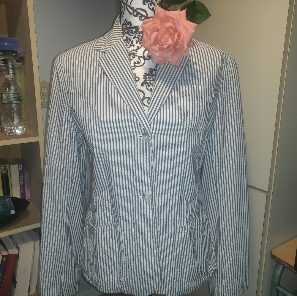 Polo Jeans Co Ralph Lauren Seersucker Jacket - L